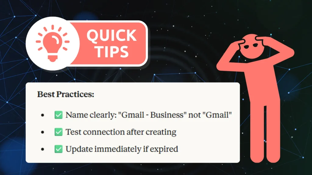 n8n Credentials Quick Tips